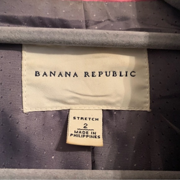 Banana Republic Navy Blazer with Pinstripe cuffs - Picture 5 of 9